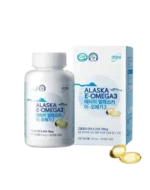 Atomy Alaska E-Omega 3 fish oil capsules (180 soft gels)